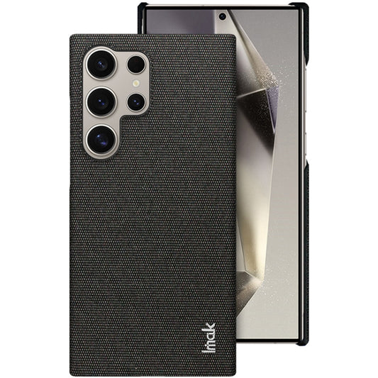 For Samsung Galaxy S24 Ultra 5G imak Ruiyi Series Cloth Texture PU + PC Phone Case(Black) - Galaxy S24 Ultra 5G Cases by imak | Online Shopping UK | buy2fix