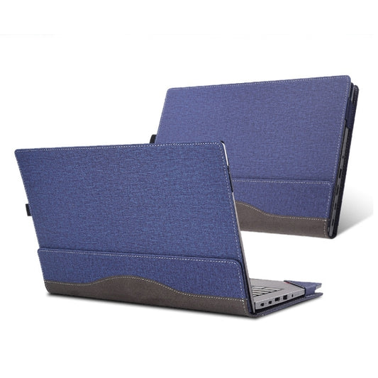 For Lenovo V15 G2 ALC / ITL / IJL Laptop Leather Anti-Fall Protective Case(Dark Blue) - 15.6 - 17 inch by buy2fix | Online Shopping UK | buy2fix