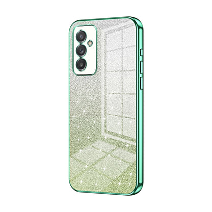 For Samsung Galaxy A82 5G Gradient Glitter Powder Electroplated Phone Case(Green) - Galaxy Phone Cases by buy2fix | Online Shopping UK | buy2fix