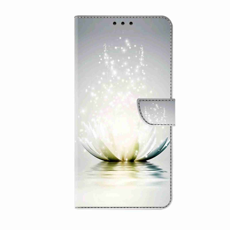For Samsung Galaxy S24+ 5G Crystal 3D Shockproof Protective Leather Phone Case(Light Lotus) - Galaxy S24+ 5G Cases by buy2fix | Online Shopping UK | buy2fix