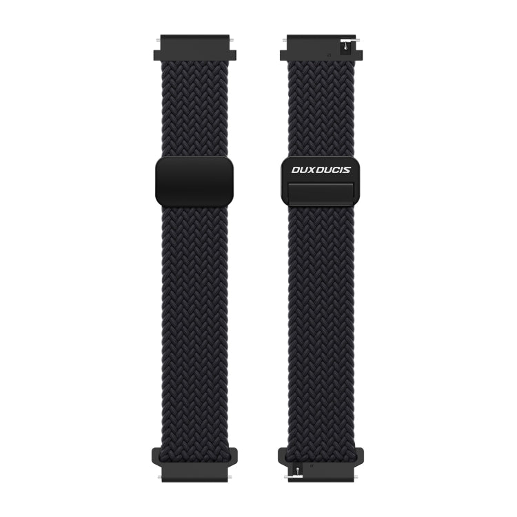 DUX DUCIS Mixture Pro Series Magnetic Buckle Nylon Braid Watch Band, Size:20mm(Midnight) - 20mm Bands by DUX DUCIS | Online Shopping UK | buy2fix