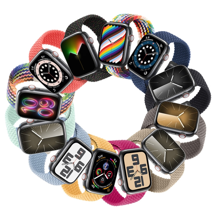 For Apple Watch Series 10 42mm DUX DUCIS Mixture Pro Series Magnetic Buckle Nylon Braid Watch Band(New Rainbow) - Watch Bands by DUX DUCIS | Online Shopping UK | buy2fix