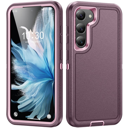 For Samsung Galaxy S24+ 5G / S25+ 5G Life Waterproof Rugged Phone Case(Purple + Pink) - Galaxy S24+ 5G Cases by buy2fix | Online Shopping UK | buy2fix