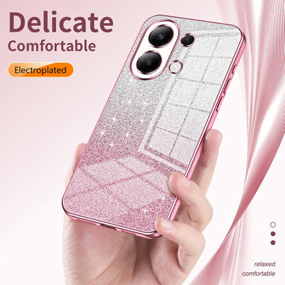 For Xiaomi Redmi Note 12 Pro Speed Gradient Glitter Powder Electroplated Phone Case(Purple) - Xiaomi Cases by buy2fix | Online Shopping UK | buy2fix