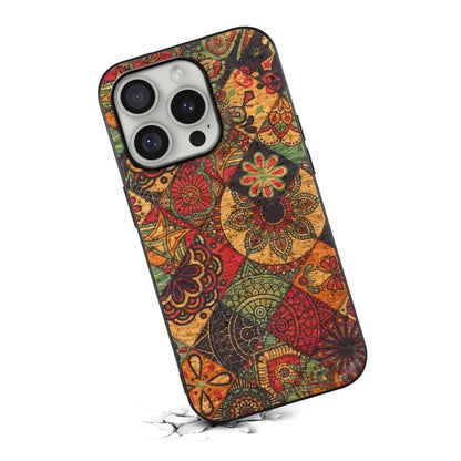 For iPhone 16 Pro Four Seasons Flower Language Series TPU Phone Case(Autumn Yellow) - iPhone 16 Pro Cases by buy2fix | Online Shopping UK | buy2fix