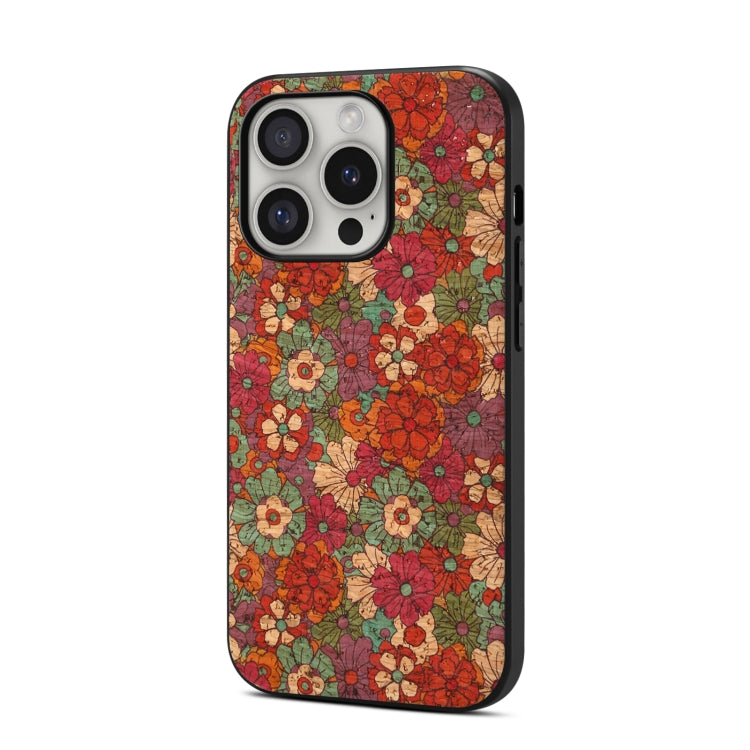 For iPhone 16 Pro Max Four Seasons Flower Language Series TPU Phone Case(Summer Red) - iPhone 16 Pro Max Cases by buy2fix | Online Shopping UK | buy2fix