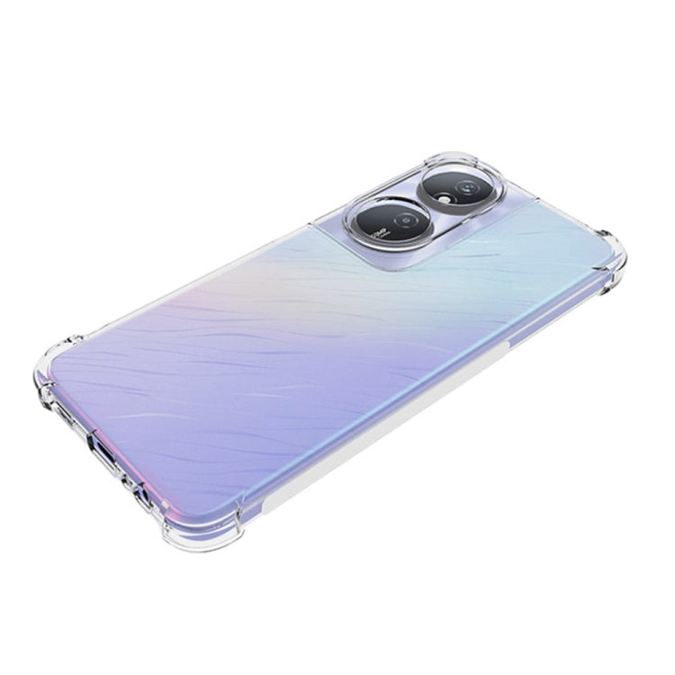 For Honor Play 50 Plus 5G / 8T 5G / X7b 4G Shockproof Non-slip Thickening TPU Phone Case(Transparent) - Honor Cases by buy2fix | Online Shopping UK | buy2fix