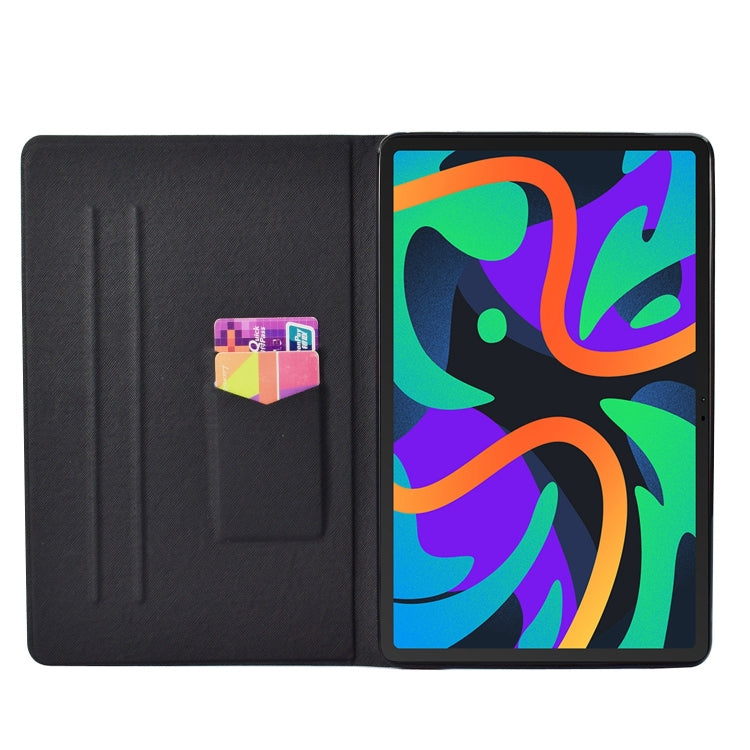For Lenovo Tab M11/ Xiaoxin Pad 11 2024 Voltage Coloured Drawing Smart Leather Tablet Case(Flowers) - Lenovo by buy2fix | Online Shopping UK | buy2fix