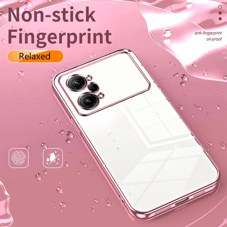 For OPPO K10 Pro Transparent Plating Fine Hole Phone Case(Transparent) - OPPO Cases by buy2fix | Online Shopping UK | buy2fix