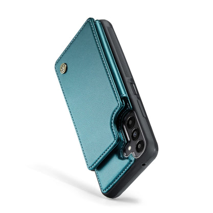 For Samsung Galaxy A25 4G CaseMe C22 PC+TPU Business Style RFID Anti-theft Leather Phone Case(Blue Green) - Galaxy Phone Cases by CaseMe | Online Shopping UK | buy2fix