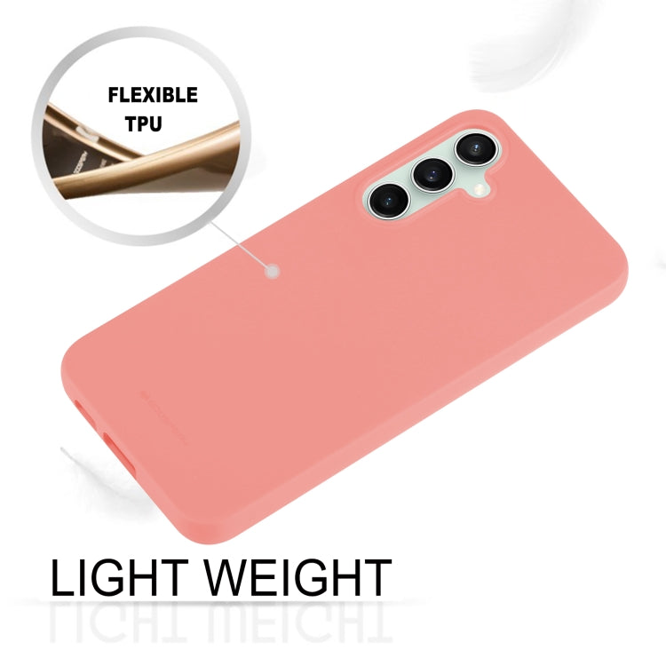 For Samsung Galaxy S23 FE 5G GOOSPERY SOFT FEELING Liquid TPU Soft Phone Case(Pink) - Galaxy S23 FE 5G Cases by GOOSPERY | Online Shopping UK | buy2fix