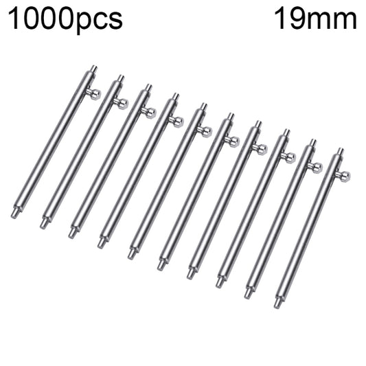 19mm 1000pcs Stainless Steel Connector Switch Pin for Watch Band, Diameter: 0.15mm - Watch Bands by buy2fix | Online Shopping UK | buy2fix