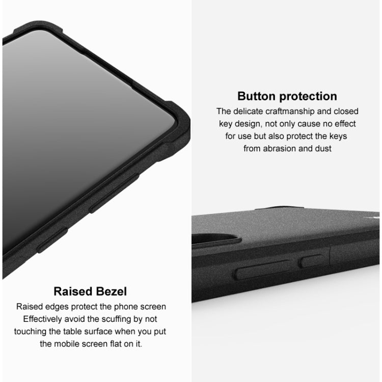 For Realme 11 5G Global/11x 5G Global/C67 5G Global imak Shockproof Airbag TPU Phone Case(Matte Black) - Realme Cases by imak | Online Shopping UK | buy2fix