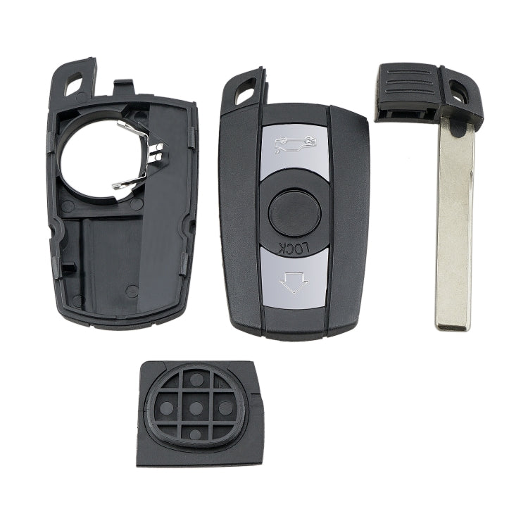 Car Key KR55WK49127 433.92Mhz for BMW CAS3 3-button(Black) - Car Key Cases by buy2fix | Online Shopping UK | buy2fix