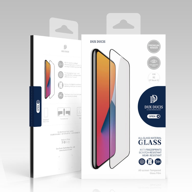 For Realme GT Neo6 SE 10pcs DUX DUCIS 0.33mm 9H Medium Alumina Tempered Glass Film - Realme Tempered Glass by DUX DUCIS | Online Shopping UK | buy2fix