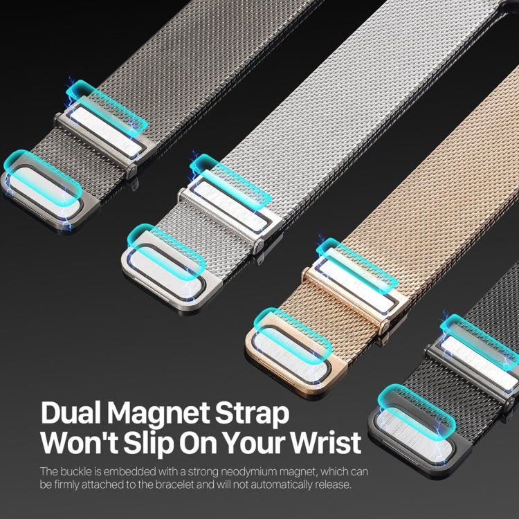 For Apple Watch Ultra 2 49mm DUX DUCIS Milanese Pro Series Stainless Steel Watch Band(Graphite) - Watch Bands by DUX DUCIS | Online Shopping UK | buy2fix