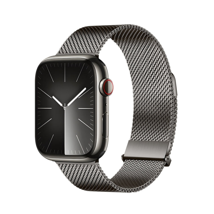 For Apple Watch SE 40mm DUX DUCIS Milanese Pro Series Stainless Steel Watch Band(Graphite) - Watch Bands by DUX DUCIS | Online Shopping UK | buy2fix