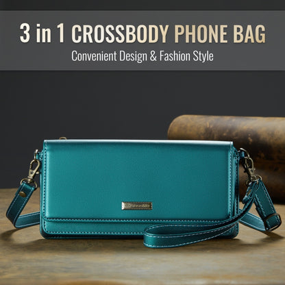 CaseMe Me30 Multi Functional Diagonal Cross Bag Phone Case(Green) -  by CaseMe | Online Shopping UK | buy2fix