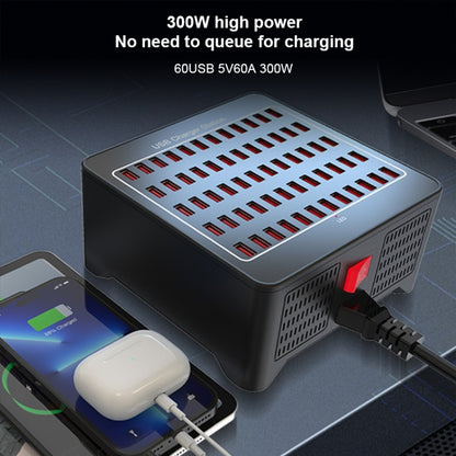 YFY-A78 300W 60 Ports USB Smart Charging Station(AU Plug) - Multifunction Charger by buy2fix | Online Shopping UK | buy2fix