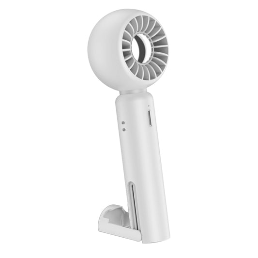 TGVIS Handheld & Invisible Stand Mini Electric Fan(White) - Electric Fans by TGVIS | Online Shopping UK | buy2fix