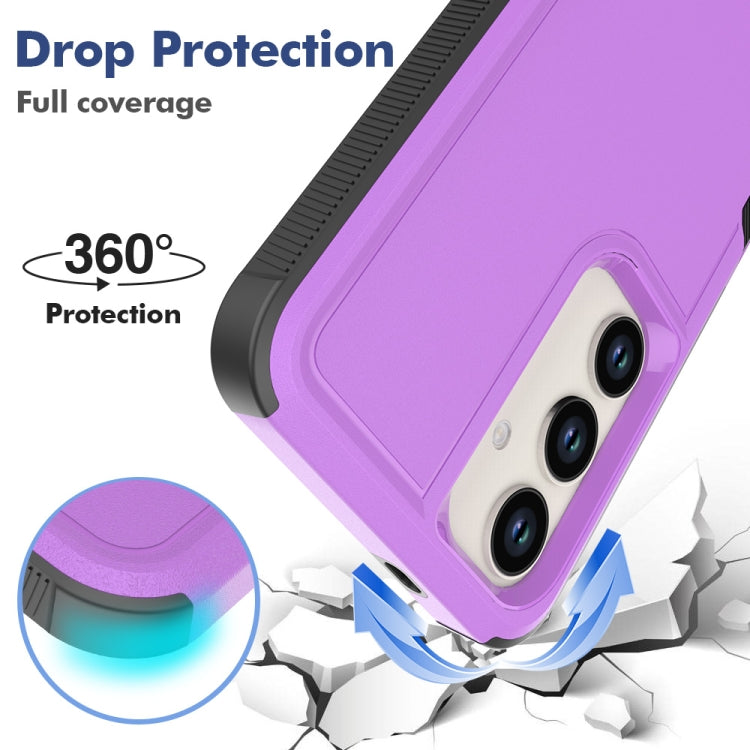For Samsung Galaxy S24+ 5G 2 in 1 PC + TPU Phone Case(Purple) - Galaxy S24+ 5G Cases by buy2fix | Online Shopping UK | buy2fix