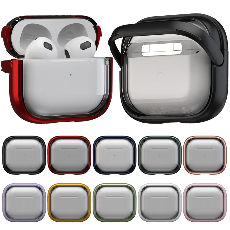 For AirPods 1 / 2 TPU Hybrid PC Case with Holder(Black) - For AirPods 1/2 by buy2fix | Online Shopping UK | buy2fix