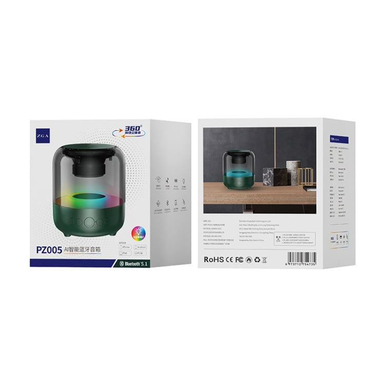 ZGA PZ005 AI Smart Bluetooth speaker(Green) - Desktop Speaker by ZGA | Online Shopping UK | buy2fix