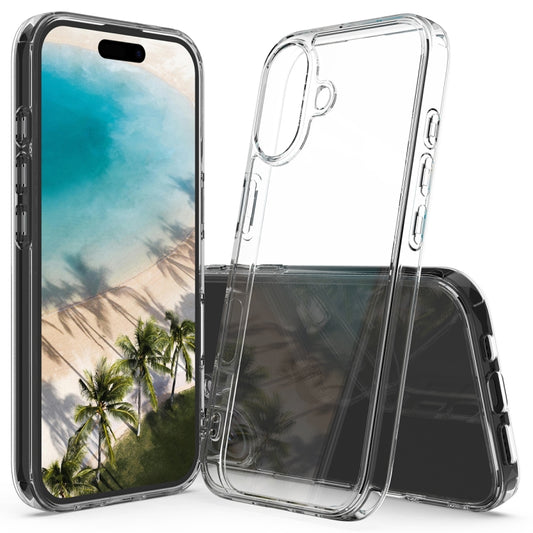 For iPhone 16 Plus Scratchproof Acrylic TPU Phone Case(Transparent) - iPhone 16 Plus Cases by buy2fix | Online Shopping UK | buy2fix