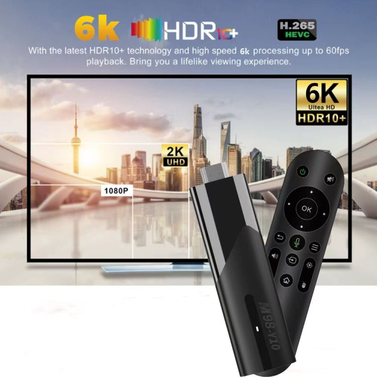 M98-Y10 Allwinner H618 Quad-Core ARM Cortex A53 6K HD Android TV Stick, RAM:2GB+16GB(EU Plug) - Android TV Sticks by buy2fix | Online Shopping UK | buy2fix