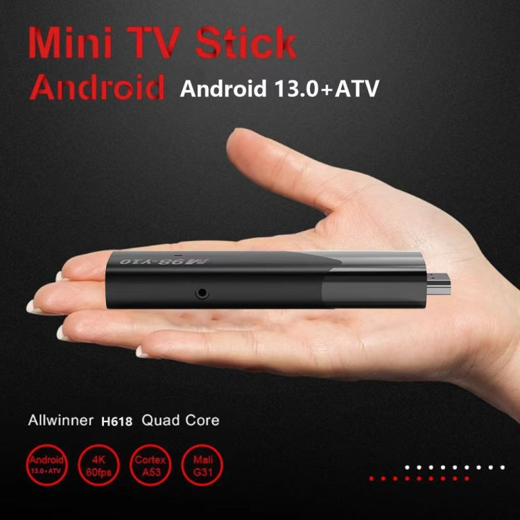 M98-Y10 Allwinner H618 Quad-Core ARM Cortex A53 6K HD Android TV Stick, RAM:2GB+16GB(EU Plug) - Android TV Sticks by buy2fix | Online Shopping UK | buy2fix