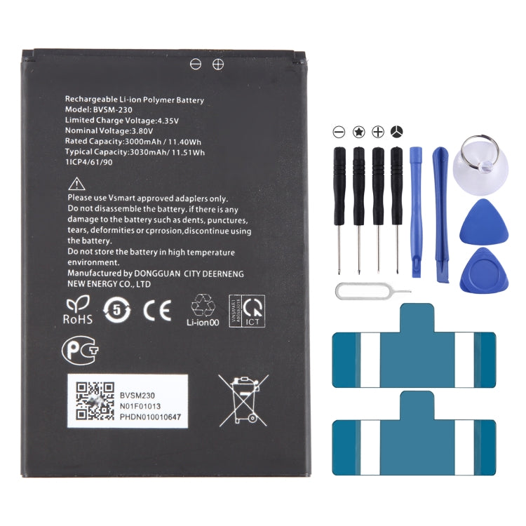 For VSMART BVSM-230 BVSM230 3000mAh Battery Replacement - Others by buy2fix | Online Shopping UK | buy2fix