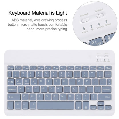 For Huawei MatePad 11 2023 / 2021 Square Button Backlight Bluetooth Keyboard Rotatable Holder Leather Case(Lavender Purple) - Huawei Keyboard by buy2fix | Online Shopping UK | buy2fix