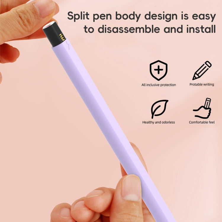 For Xiaomi Focus Pen III Stylus Pen Contrast Color Silicone Protective Case(Black) - Pencil Accessories by buy2fix | Online Shopping UK | buy2fix