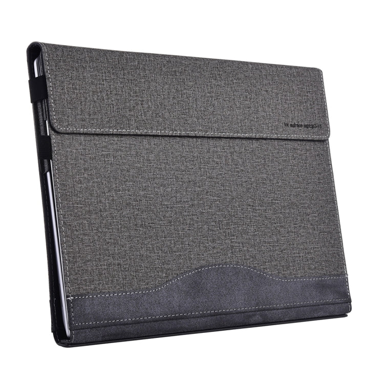 For Lenovo ThinkPad X1 Carbon Gen 7 Cloth Texture Laptop Leather Protective Case(Space Ash) - Other by buy2fix | Online Shopping UK | buy2fix