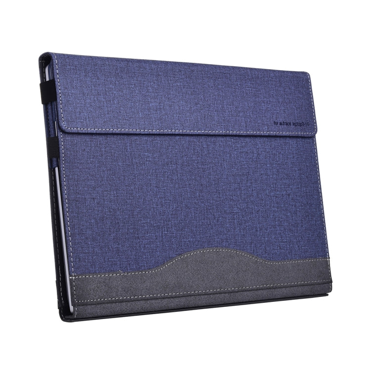 For Lenovo ThinkPad X1 Carbon Gen 7 Cloth Texture Laptop Leather Protective Case(Deep Blue) - Other by buy2fix | Online Shopping UK | buy2fix