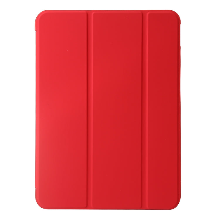 For iPad Pro 13 2024 Three-fold Holder Flip Tablet Leather Case(Red) - iPad Pro 13 2024 Cases by buy2fix | Online Shopping UK | buy2fix