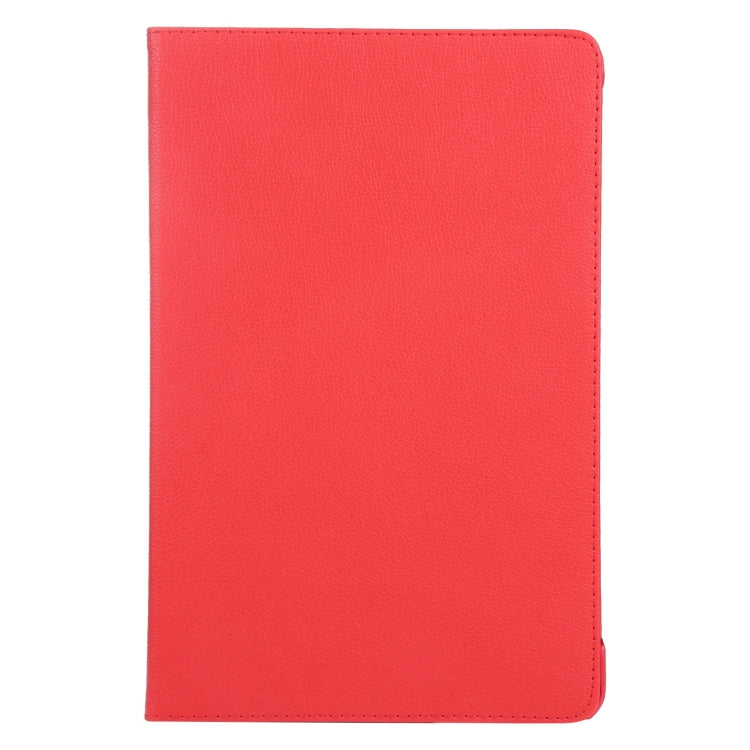 For iPad Air 11 2024 360 Degree Rotation Litchi Texture Leather Tablet Case with Holder(Red) - iPad Air 11 2024 Cases by buy2fix | Online Shopping UK | buy2fix