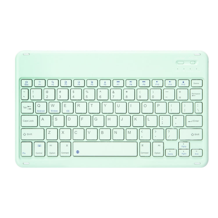 For Xiaomi Pad 5 / Pad 5 Pro 11 inch Round Cap Bluetooth Keyboard Tablet Leather Case with Pen Slot(Green) - Others Keyboard by buy2fix | Online Shopping UK | buy2fix