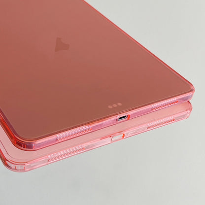 For iPad Air 11 2024 / Air 2022 10.9 Skin-feeling Crystal Clear Acrylic Tablet Case(Pink) - iPad Air 11 2024 Cases by buy2fix | Online Shopping UK | buy2fix