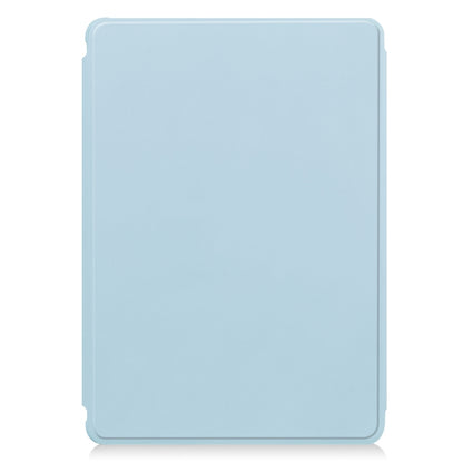 For iPad Air 13 2024 Transparent Rotation Smart Leather Tablet Case with Keyboard(Sky Blue) - iPad Air 13 2024 Cases by buy2fix | Online Shopping UK | buy2fix