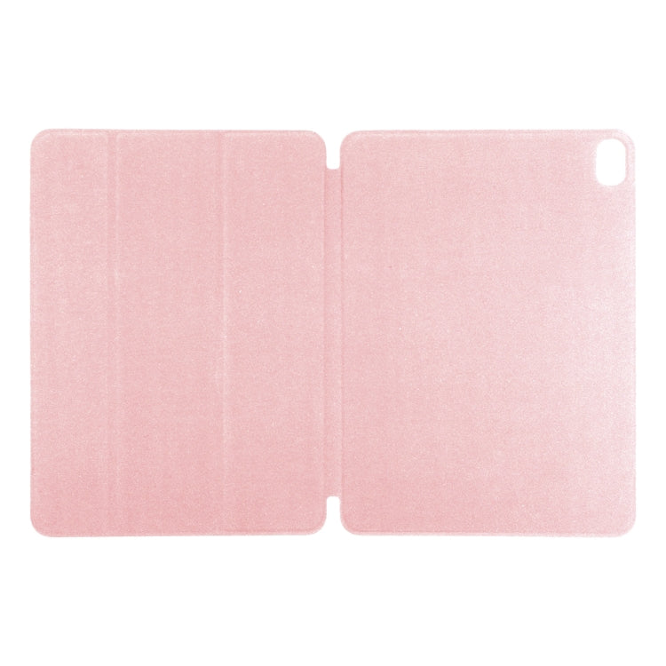 For iPad Air 11 2024 Double-sided Clip Non-buckle Magnetic PU Smart Tablet Case(Rose Gold) - iPad Air 11 2024 Cases by buy2fix | Online Shopping UK | buy2fix