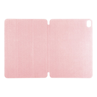 For iPad Air 11 2024 Double-sided Clip Non-buckle Magnetic PU Smart Tablet Case(Rose Gold) - iPad Air 11 2024 Cases by buy2fix | Online Shopping UK | buy2fix