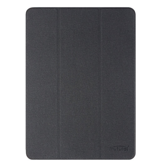 For iPad Air 11 2024 / Air 2022 10.9 Mutural YASHI Series Tablet Leather Smart Case(Black) - iPad Air 11 2024 Cases by Mutural | Online Shopping UK | buy2fix