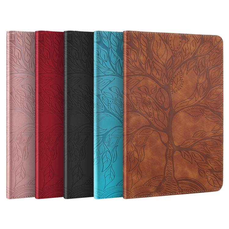 For iPad Pro 11 2024 Tree Life Series Embossed Smart Leather Tablet Case(Black) - iPad Pro 11 2024 Cases by buy2fix | Online Shopping UK | buy2fix