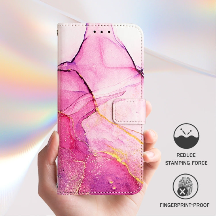 For Xiaomi Redmi K70 / K70 Pro PT003 Marble Pattern Flip Leather Phone Case(Pink Purple Gold) - K70 Cases by buy2fix | Online Shopping UK | buy2fix