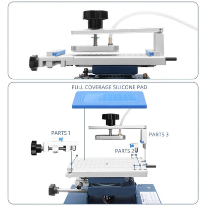 Kaisi 946 Max Double Vacuum Pumps LCD Separator Rotating Thermal Machine, UK Plug - Separation Equipment by Kaisi | Online Shopping UK | buy2fix