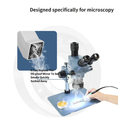 Kaisi MaT Adjustable Angles Smoke Exhaust Fan Suitable for 6565 / 7045 / 7050 Series Microscopes - Microscope Magnifier Series by Kaisi | Online Shopping UK | buy2fix