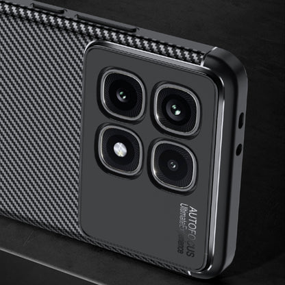 For Redmi K70 Ultra Carbon Fiber Texture Shockproof TPU Phone Case(Black) - Xiaomi Cases by buy2fix | Online Shopping UK | buy2fix