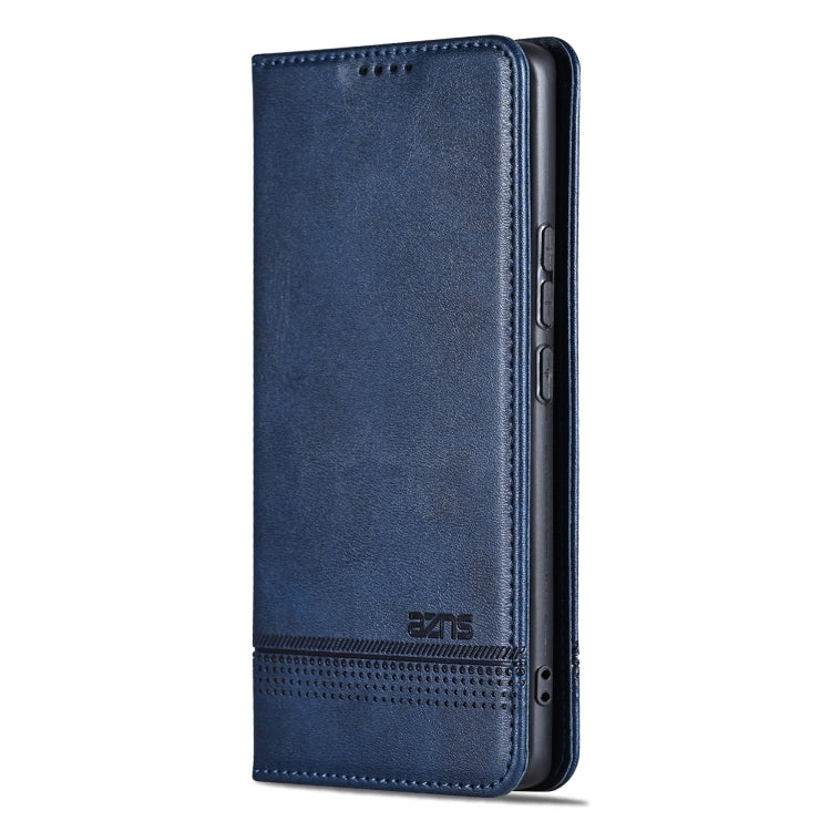 For Redmi Note 14 Pro 5G AZNS Magnetic Calf Texture Flip Leather Phone Case(Dark Blue) - Note 14 Pro Cases by AZNS | Online Shopping UK | buy2fix