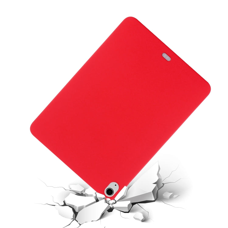 For iPad Air 13 2024 Pure Color Liquid Silicone Shockproof Tablet Case(Red) - iPad Air 13 2024 Cases by buy2fix | Online Shopping UK | buy2fix